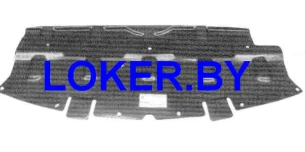 Пластиковая защита под передний бампер Mazda 6 2 2008-2012 USA