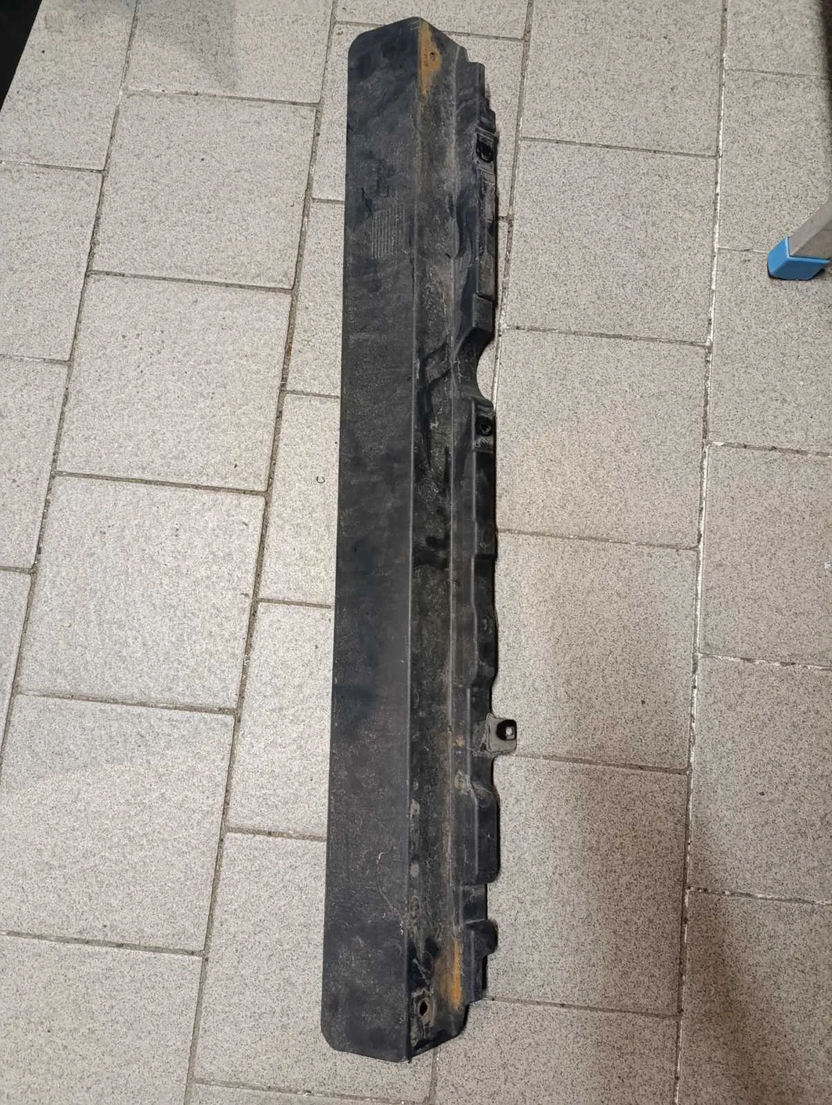 Пластиковая защита под передний бампер Opel Crossland x 2017-