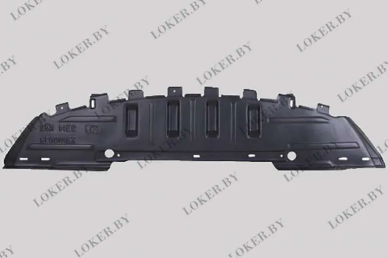 Пластиковая защита под передний бампер Renault Megane 2 2002-2006