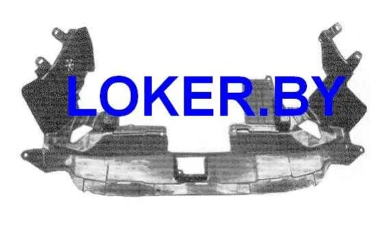 Пластиковая защита двигателя Honda CR-V 3 2006-2012