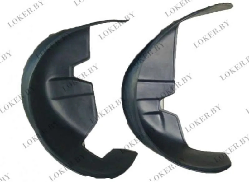 Защита задних крыльев пара 2шт Chevrolet Spark M150,M200 2005-2009