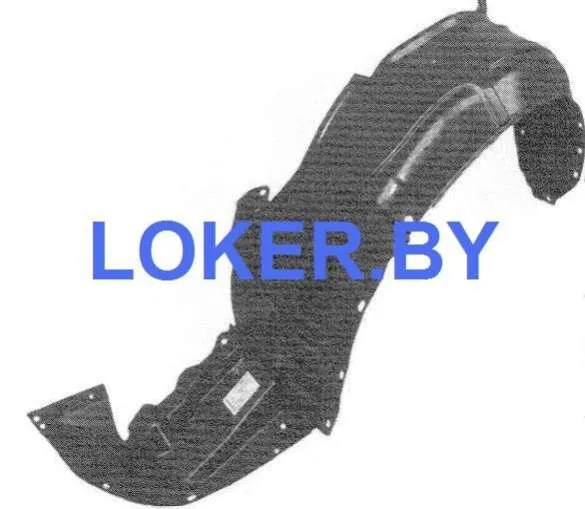 Защита крыла (подкрылок) передний левый Mazda 626 GF 1998-2002