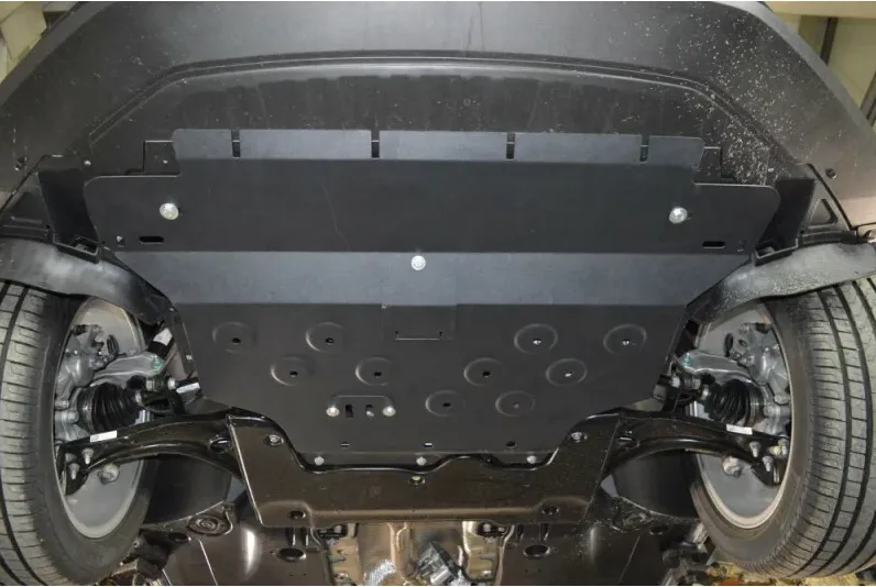 Металлическая защита двигателя и кпп Volkswagen Tiguan 2 2017-