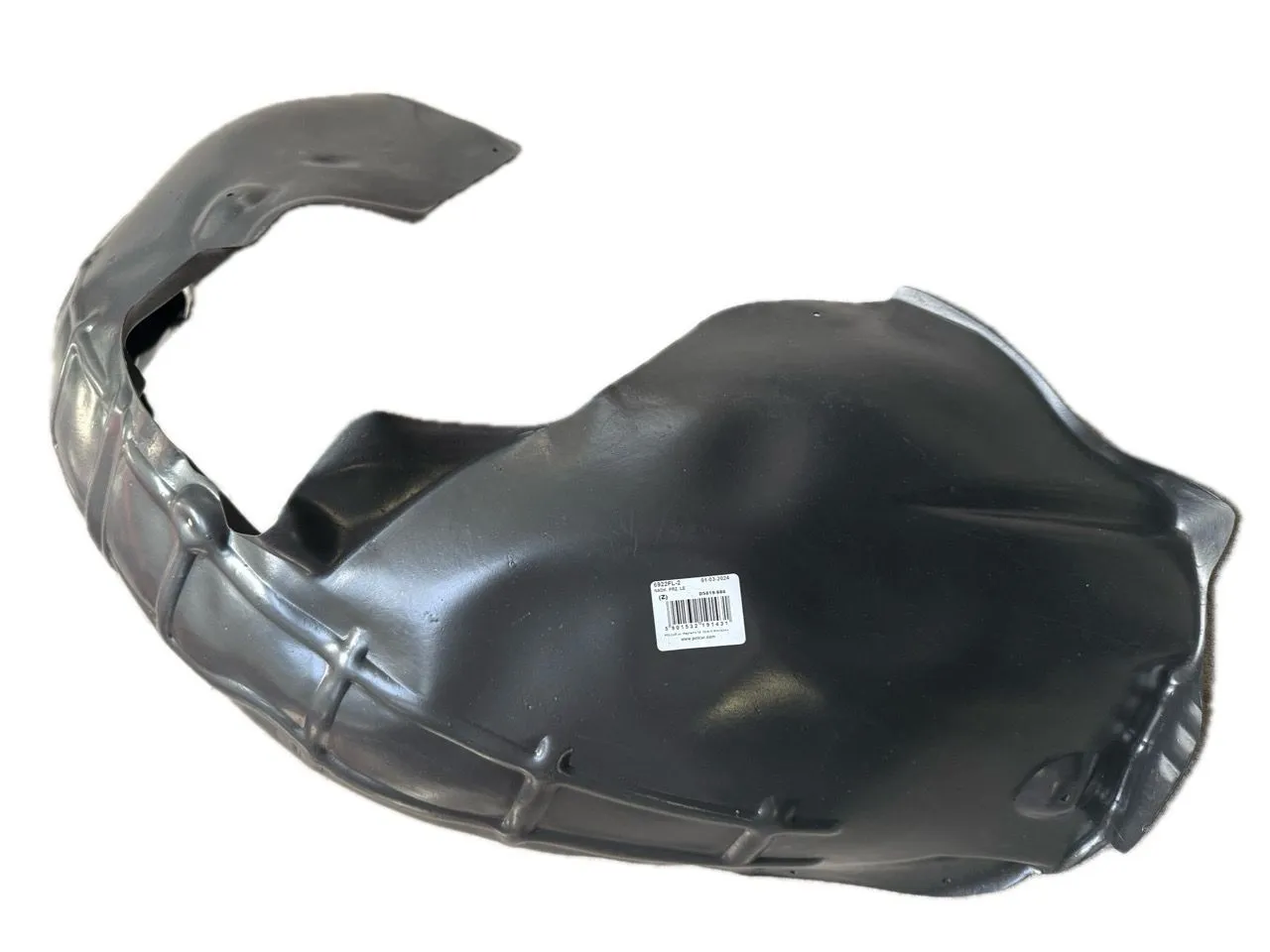 Защита крыла (подкрылок) передний левый Skoda Octavia A5 2004-2013 задняя часть