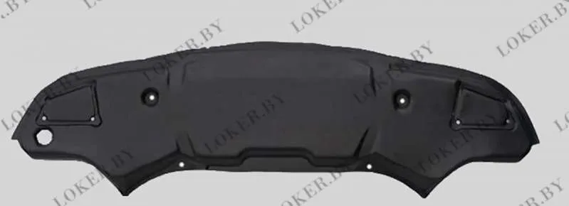 Пластиковая защита под передний бампер Mercedes E W211 2002-2009