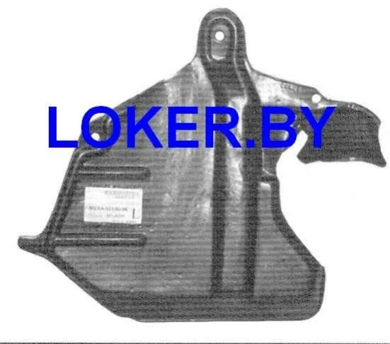 Пластиковая защита двигателя Nissan Primera 11 1996-2002