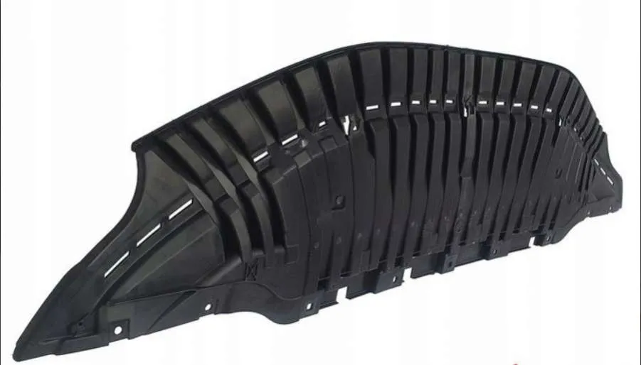 Пластиковая защита под передний бампер Audi A8 (D4) 2010-2014