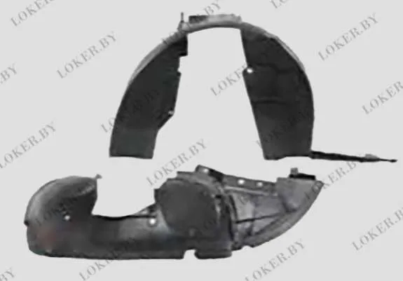 Защита крыла (подкрылок) передний правый Citroen C3 1 2002-2006