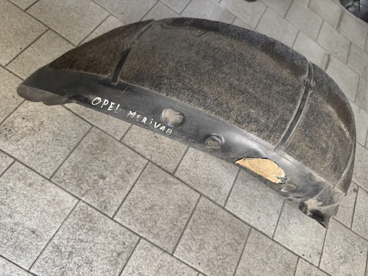 Защита крыла (подкрылок) задний левый Opel Meriva B