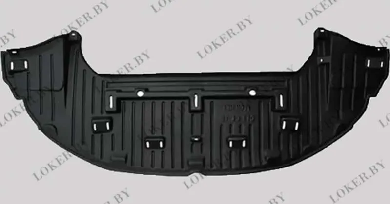 Пластиковая защита под передний бампер Citroen C4 2 2010-2018