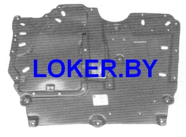 Пластиковая защита двигателя Mitsubishi Lancer 10 2007-2017