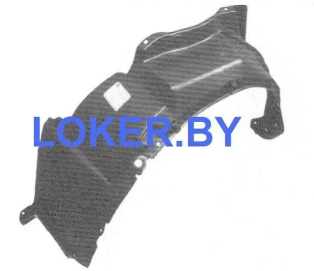 Защита крыла (подкрылок) передний левый Mitsubishi Space Star 1998-2005