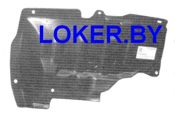 Пластиковая защита двигателя Nissan Primera 10 1990-1996