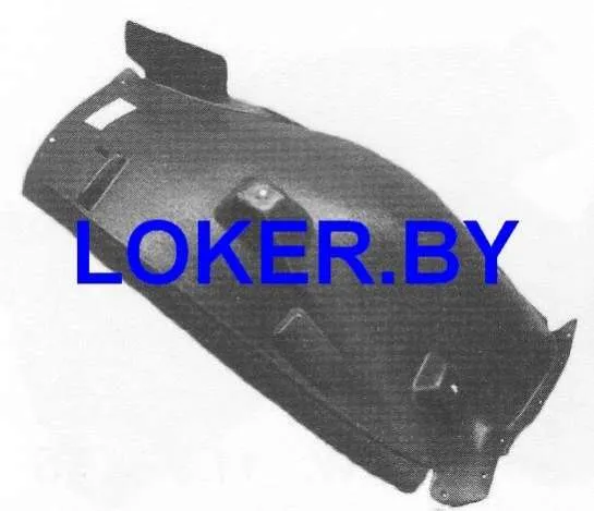 Защита крыла (подкрылок) передний левый Mercedes ML W164 2005-2011