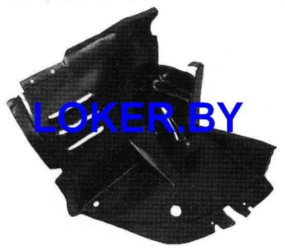 Защита крыла (подкрылок) передний правый Mercedes C W202 1997-2000 передняя часть