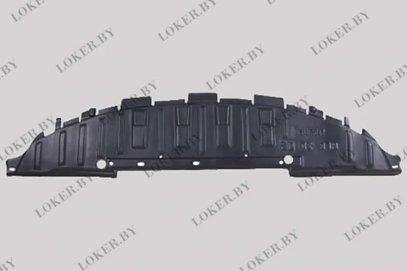 Пластиковая защита под передний бампер Renault Megane 2 2006-2008