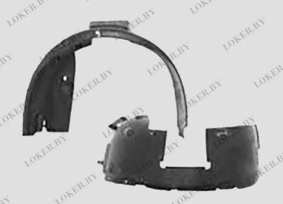 Защита крыла (подкрылок) передний правый Opel Combo C 2001-2011