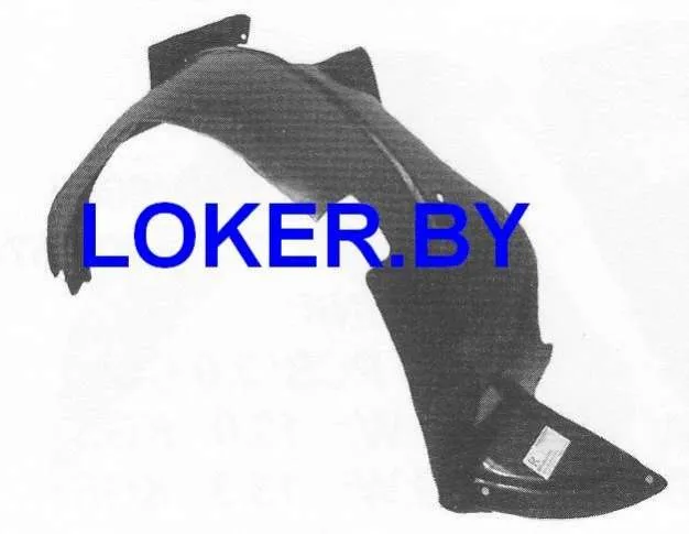 Защита крыла (подкрылок) передний правый Citroen Berlingo 1 restailing 2003-2008