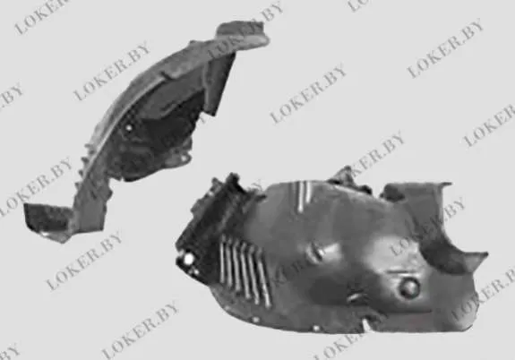 Защита крыла (подкрылок) передний левый Mercedes C W204 2006-2015