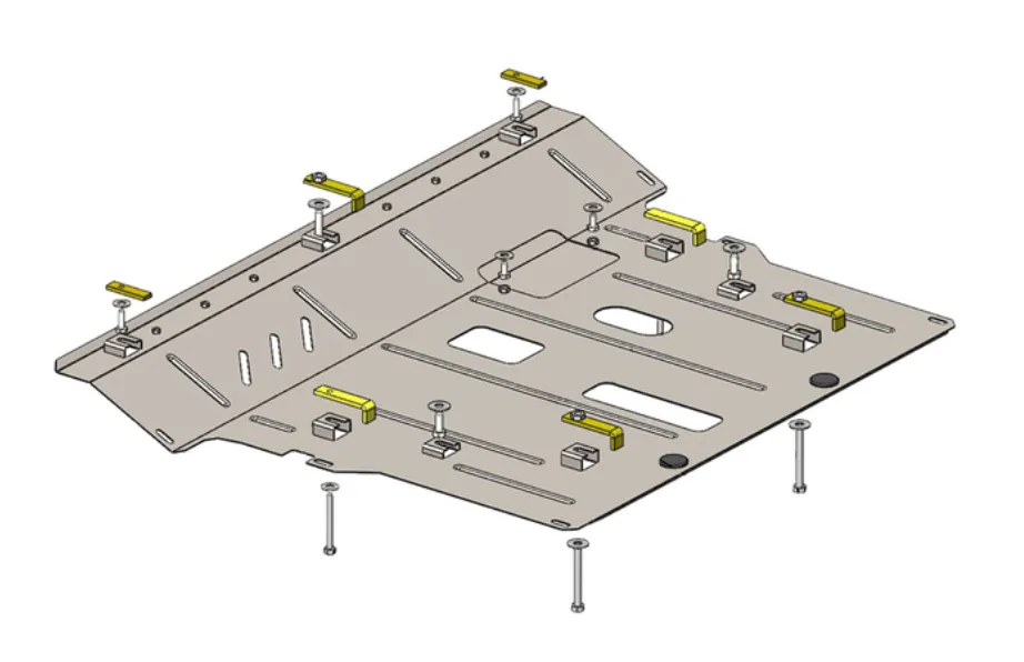 Металлическая защита двигателя и кпп Chevrolet Cruze J400 2015-