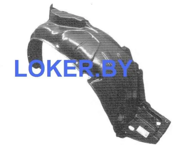 Защита крыла (подкрылок) передний правый Honda Jazz 1 2001-2008