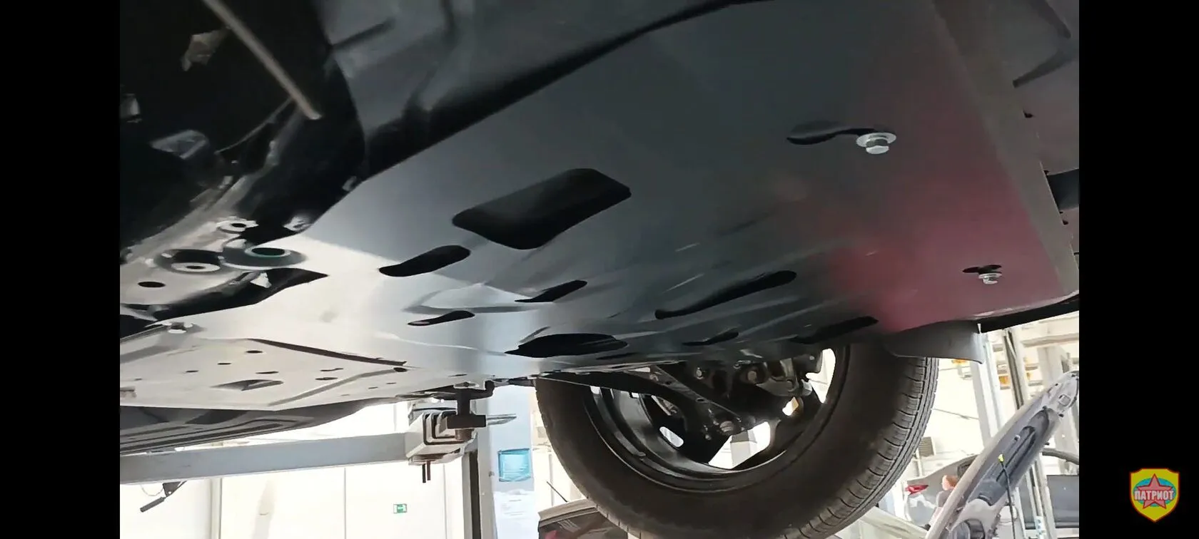 Металлическая защита двигателя и кпп Kia K5 3 2019-