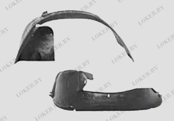 Защита крыла (подкрылок) передний левый Citroen Saxo 1996-2003