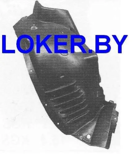 Защита крыла (подкрылок) передний правый Mercedes C W204 2006-2015