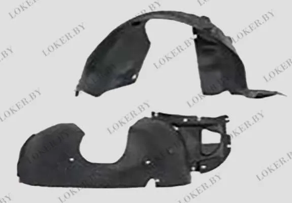 Защита крыла (подкрылок) передний правый Citroen C3 2 2009-2016