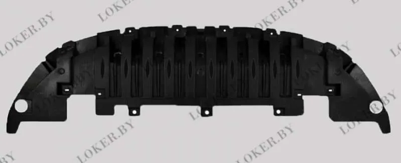 Пластиковая защита под передний бампер Renault Megane 3 2008-2012