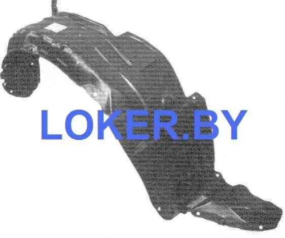 Защита крыла (подкрылок) передний правый Mazda 626 GE 1992-1998