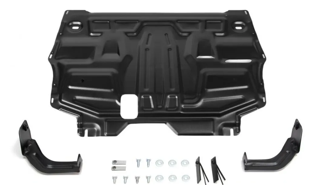 Металлическая защита двигателя и кпп Skoda Rapid 2012-2020