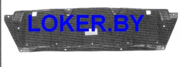 Пластиковая защита под передний бампер Lexus RX 2 2003-2008