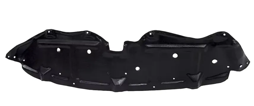 Пластиковая защита под передний бампер Toyota Corolla E120 2000-2007