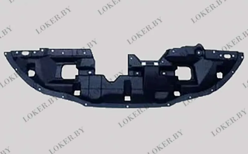 Пластиковая защита под передний бампер Mitsubishi ASX 2010-