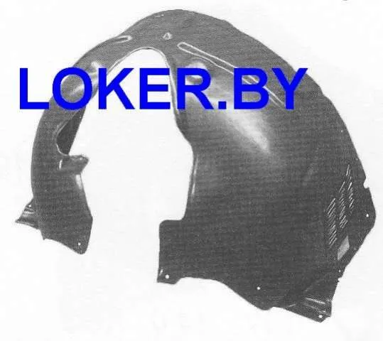 Защита крыла (подкрылок) передний левый Audi Q7 2009-2015