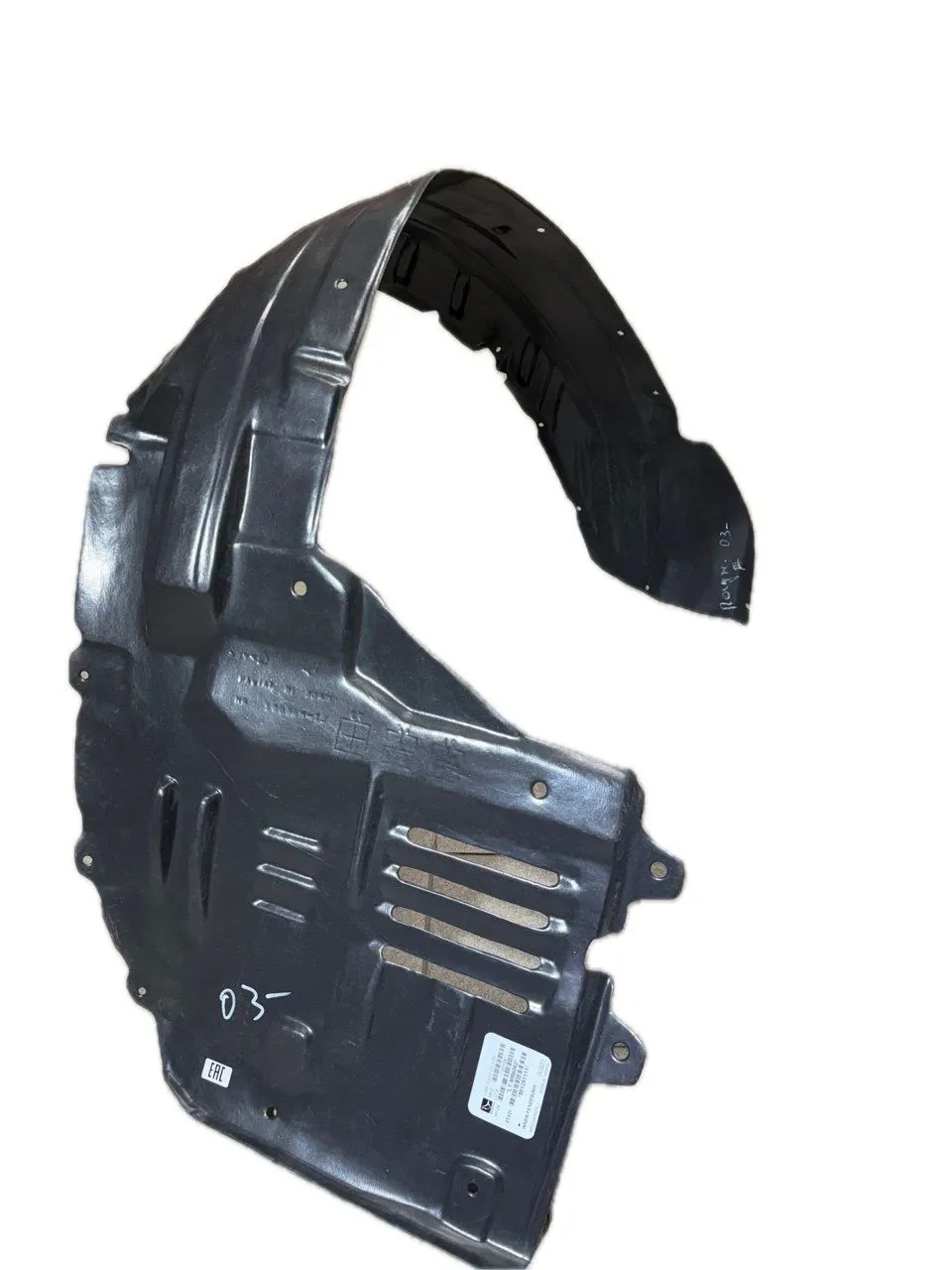 Защита крыла (подкрылок) передний правый Mitsubishi Pajero 3 2003-2006