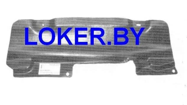 Пластиковая защита под передний бампер Nissan Primera 11 1996-2002