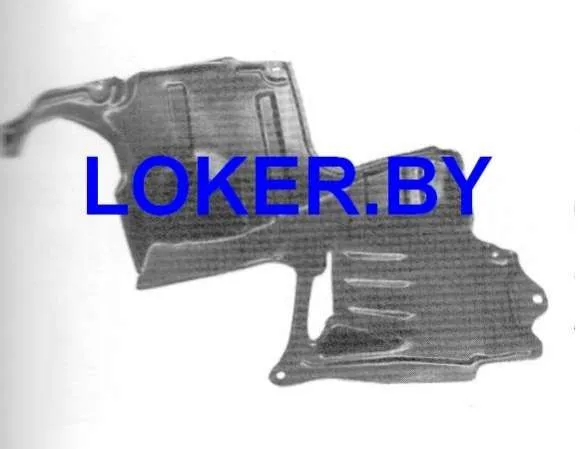 Пластиковая защита двигателя Mazda MPV 2 1999-2006