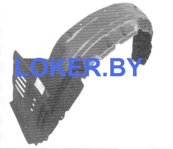 Защита крыла (подкрылок) передний левый Mitsubishi Pajero 3 1999-2003