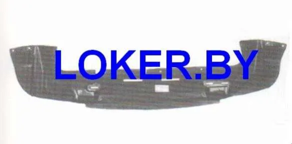 Пластиковая защита под передний бампер Ford Mondeo 1 1993-1996