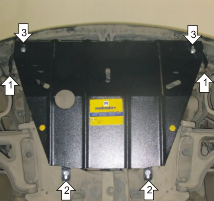 Металлическая защита двигателя Renault Twingo 1 1993-2007