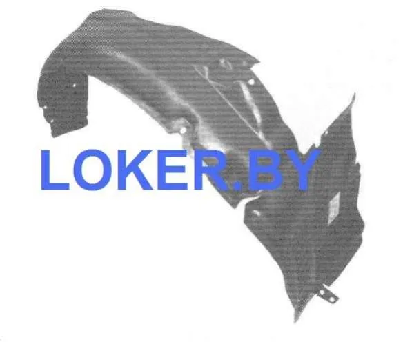 Защита крыла (подкрылок) передний правый Mitsubishi Galant 7 1992-1997