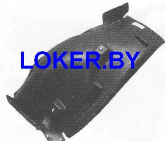 Защита крыла (подкрылок) передний правый Mercedes ML W164 2005-2011