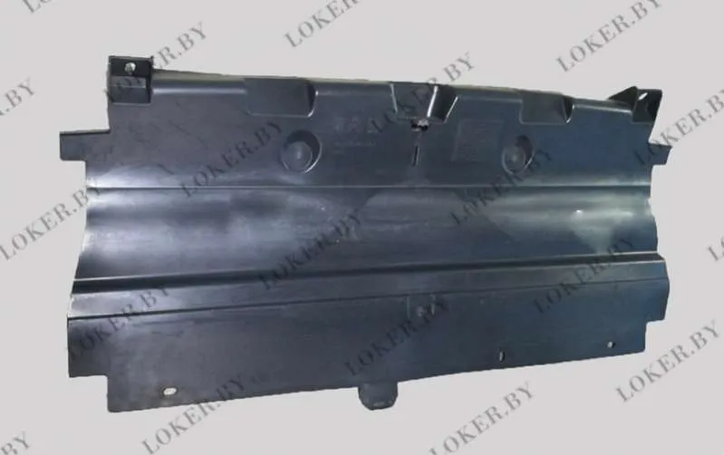 Пластиковая защита под передний бампер Peugeot 407 2004-2011