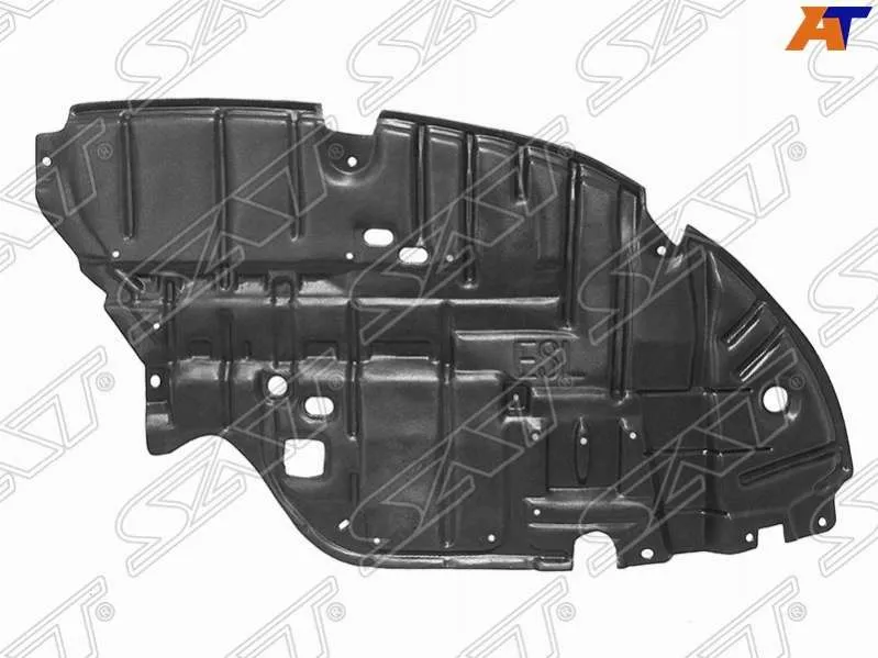 Пластиковая защита под передний бампер Lexus ES 6 2015-2018