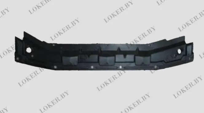 Пластиковая защита под передний бампер Nissan Almera G15 2012-2018