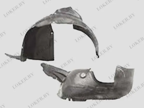 Защита крыла (подкрылок) передний левый Skoda Fabia 1 1999-2007