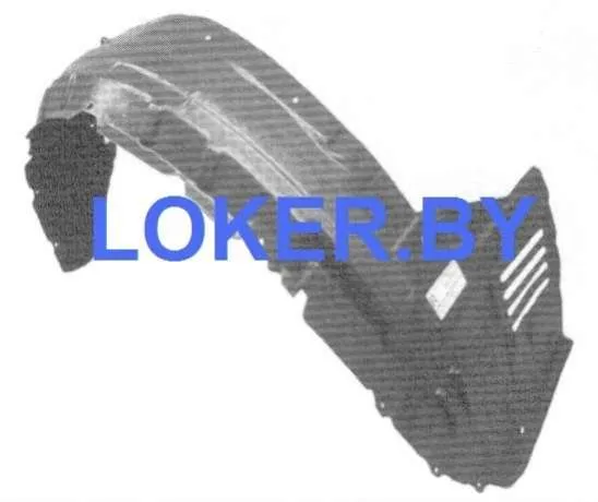 Защита крыла (подкрылок) передний правый Mitsubishi Pajero 3 1999-2003