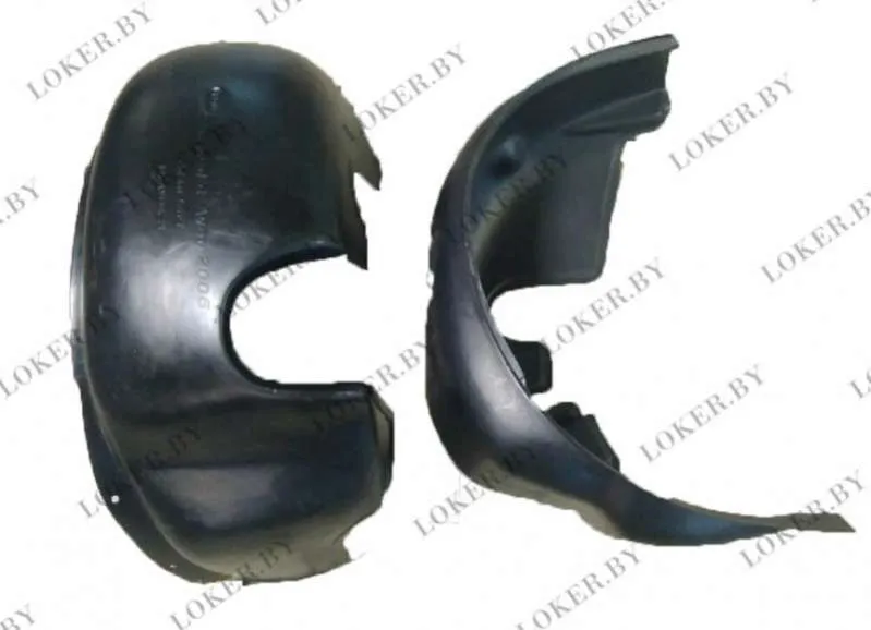 Защита задних крыльев пара 2шт Chevrolet Aveo T250 2006-2011 седан